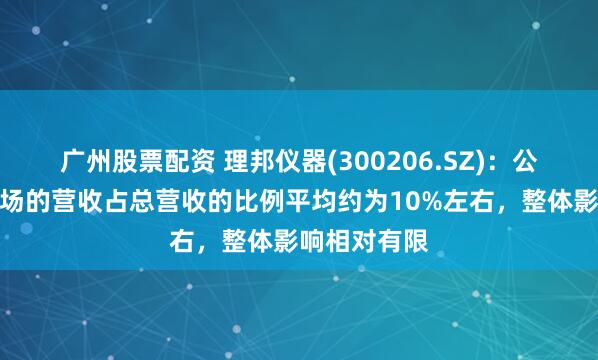 广州股票配资 理邦仪器(300206.SZ)：公司在美国市场的营收占总营收的比例平均约为10%左右，整体影响相对有限