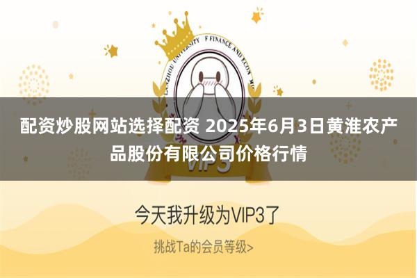配资炒股网站选择配资 2025年6月3日黄淮农产品股份有限公司价格行情