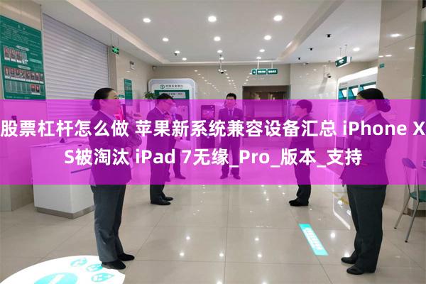 股票杠杆怎么做 苹果新系统兼容设备汇总 iPhone XS被淘汰 iPad 7无缘_Pro_版本_支持